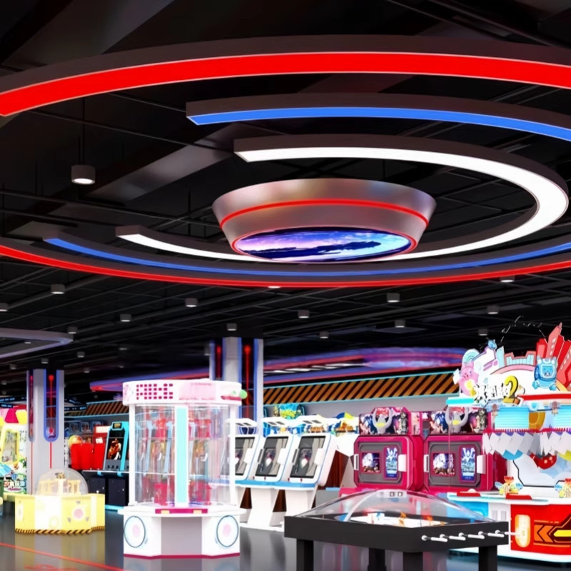 Oficina LED lámpara de tira gimnasio centro comercial supermercado gimnasio supermercado lámpara de modelado lámpara de tira de empalme sin costura