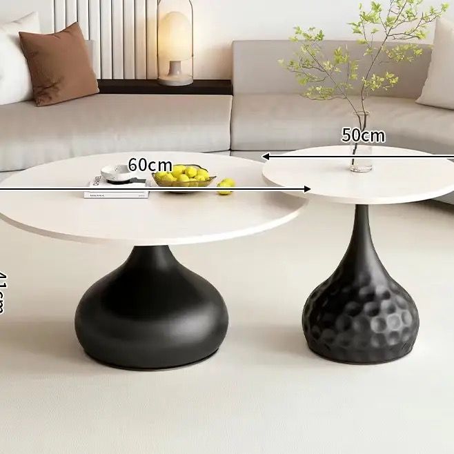 순수한 흰색 데스크탑 50-70+ 검정색 탄소강 베이스