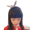 Cloth, children's headband, hairgrip with bow, Korean style