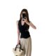 Fashion Elegant Chanel Style Ladies French 2024 Summer New V-neck Slim Look All-match Sweater Top Women