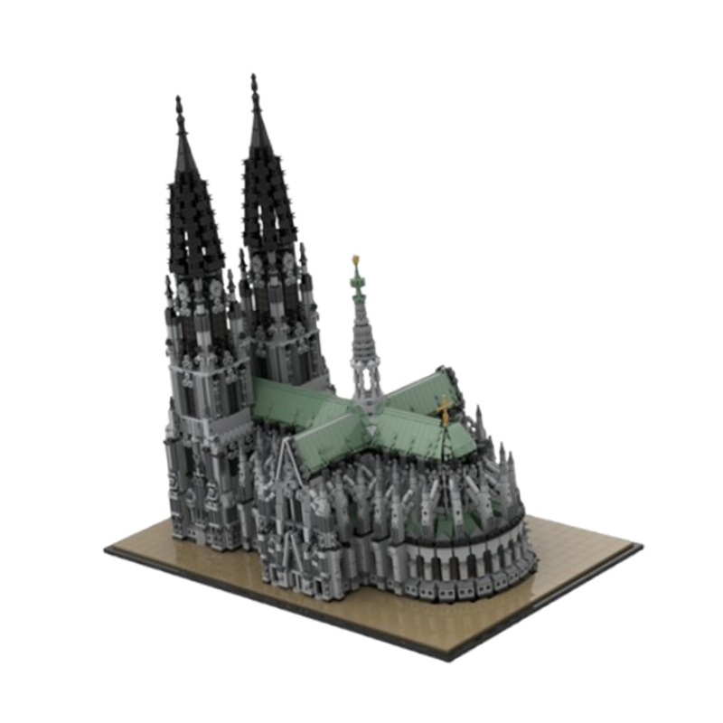 Castle Building Blocks Educational Diy Model For Kids_voghion.com