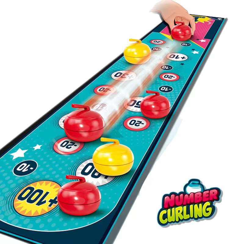 Comercio exterior Juego de golf transfronterizo Juego de curling juego de mesa interactivo entre padres e hijos