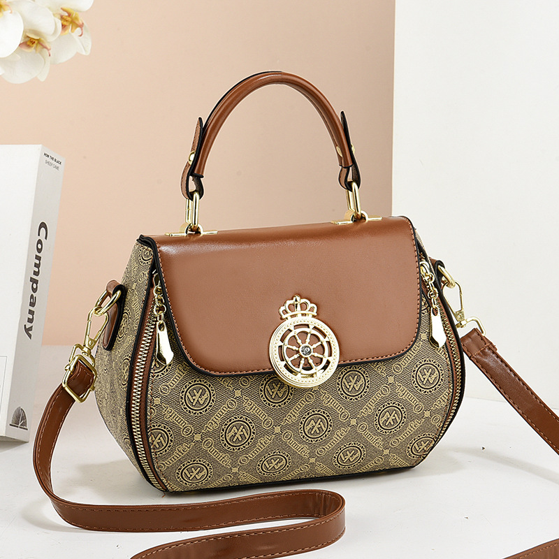 Regalo de hombro nuevo bolso de mujer de gran capacidad 2025 fábrica de comercio exterior de moda bolso de hombro universal