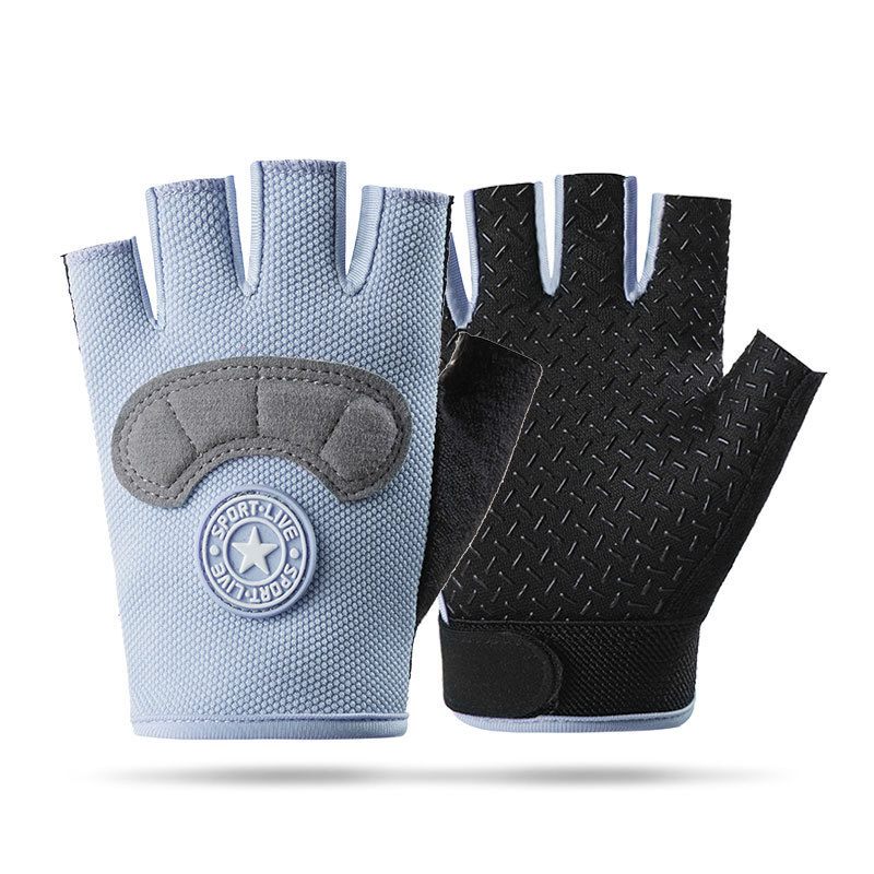 Guantes deportivos al aire libre de primavera y verano para hombres y mujeres de medio dedo para niños