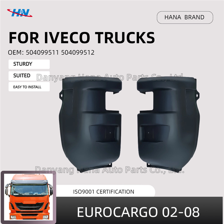 Ángulo trasero negro 504099511 504099512 para Iveco LVECO Truck Parts Factory