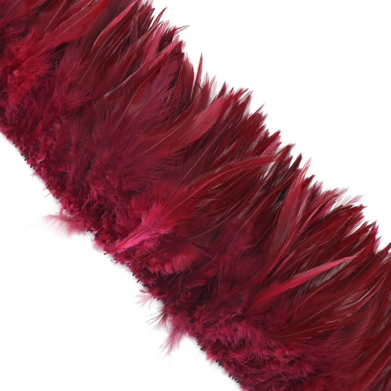 Feather wholesale 5-6-inch red-pointed feather clothing clothing…
