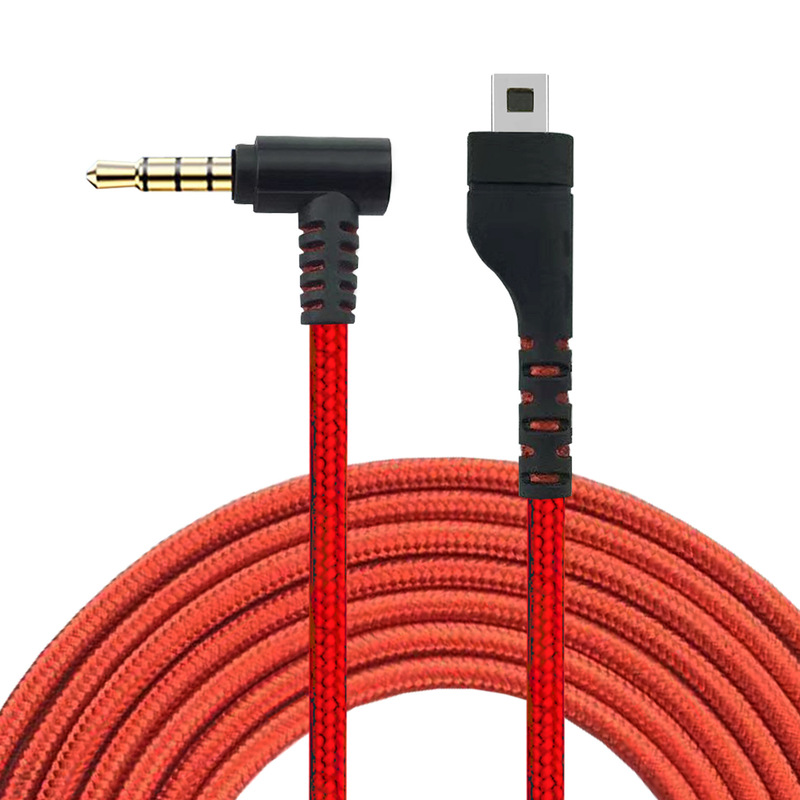 Applicable to sairui cold ice earphone cable SteelSeries Arctis357PRO nylon braided game audio cable