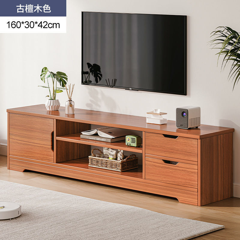 クリームスタイルの吊り下げテレビキャビネットモダンでシンプルな小さなリビングルーム吊り下げ壁掛けテレビ壁コーヒーテーブルの組み合わせ|undefined