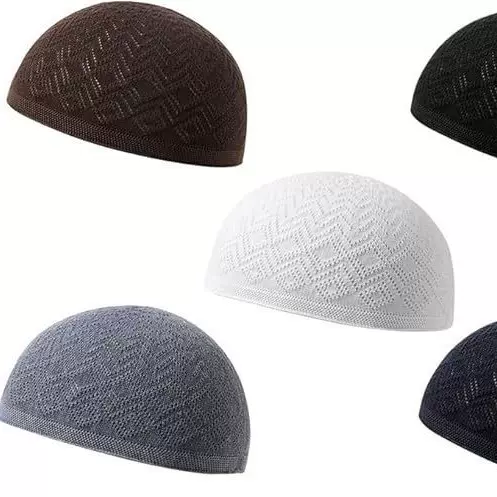 Kufi 帽子 土耳其帽 男士帽 回族帽 民族帽线帽 男士浅口帽 男士