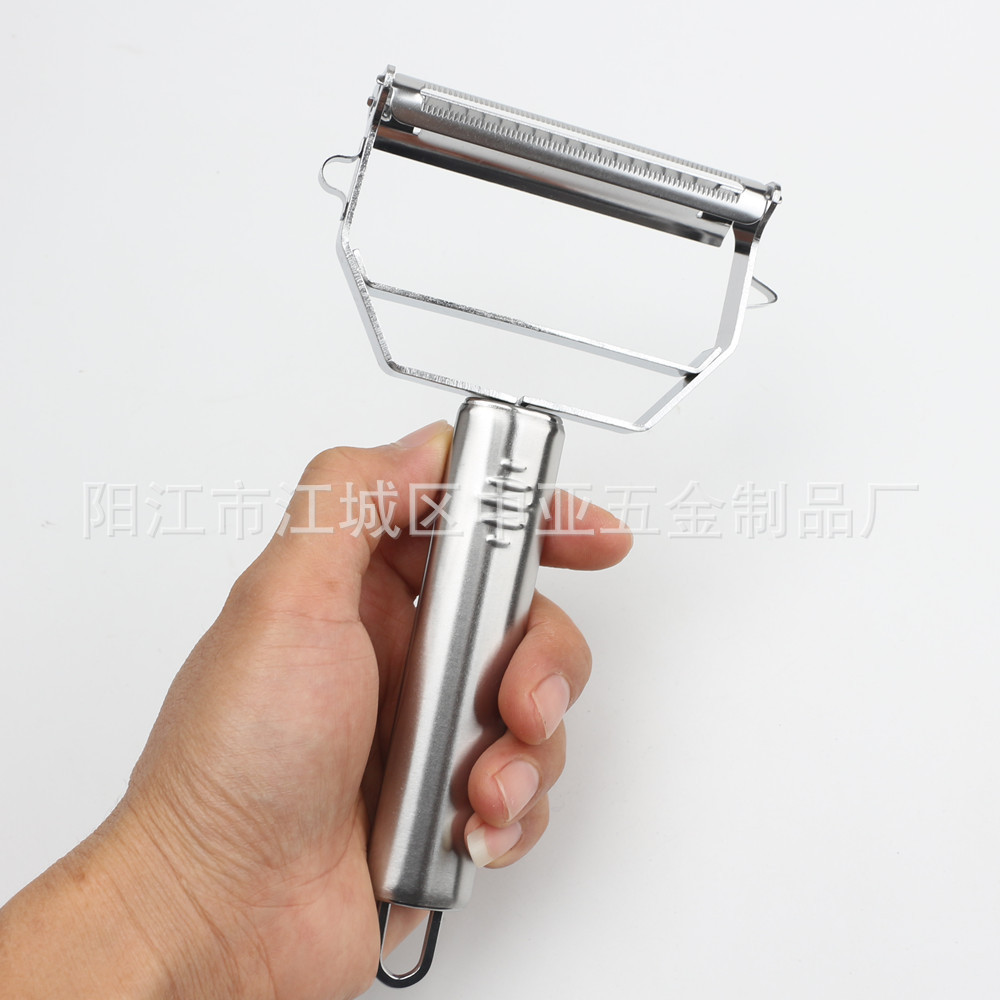 现货不锈钢大号瓜果刨双头多功能削皮器刨丝切片刨皮器双头刨