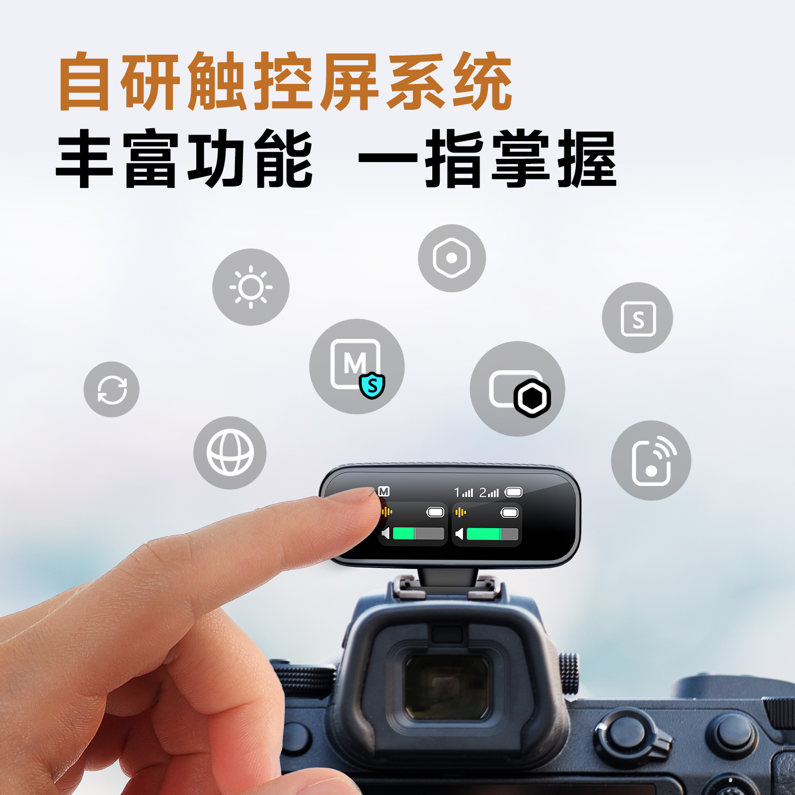 새로운 직접 판매 무선 라발리에 마이크 통합 AI 깊은 소음 감소 라이브 방송 전용 블루투스 마이크 녹음 자기 흡입