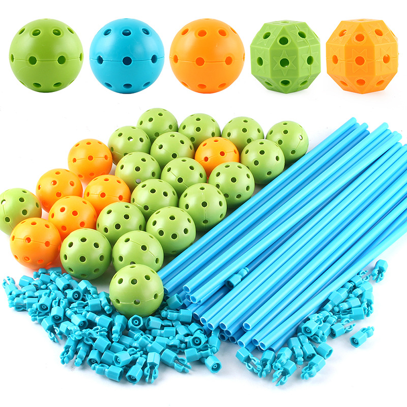 Transfronterizo Amazon STEM DIY tienda modelo de castillo de construcción infantil castillo de cuentas tienda de cuentas juguetes