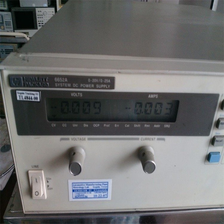 二手 安捷伦Agilent 6652A DC电源 0-20V/0-25A 直流电源