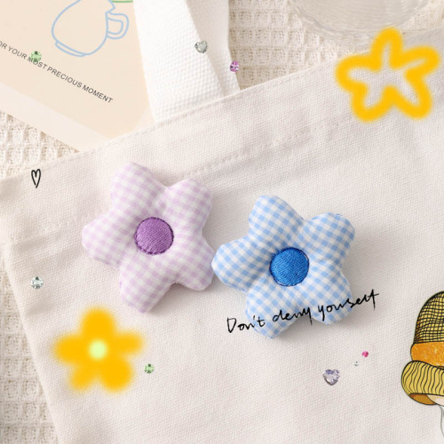 Wholesale Colorful Five-Pointed Star Brooch Cute Girl Heart Girl Bag Pendant Korean Style DIY Handmade Fashion Accessory