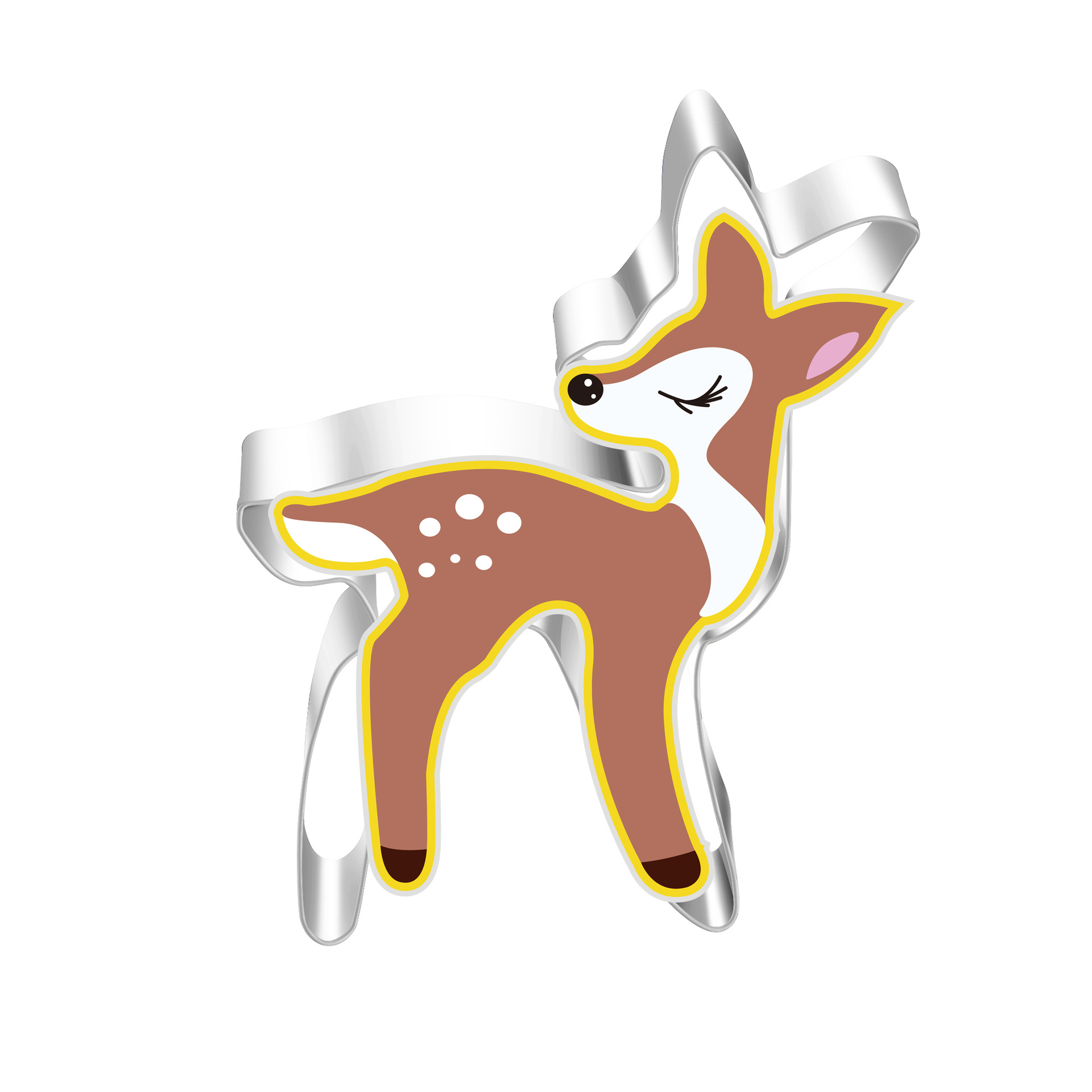 Acero inoxidable molde de galletas de Navidad árbol de Navidad Santa Claus copo de nieve alce Amazon Fuente de la fábrica de comercio exterior