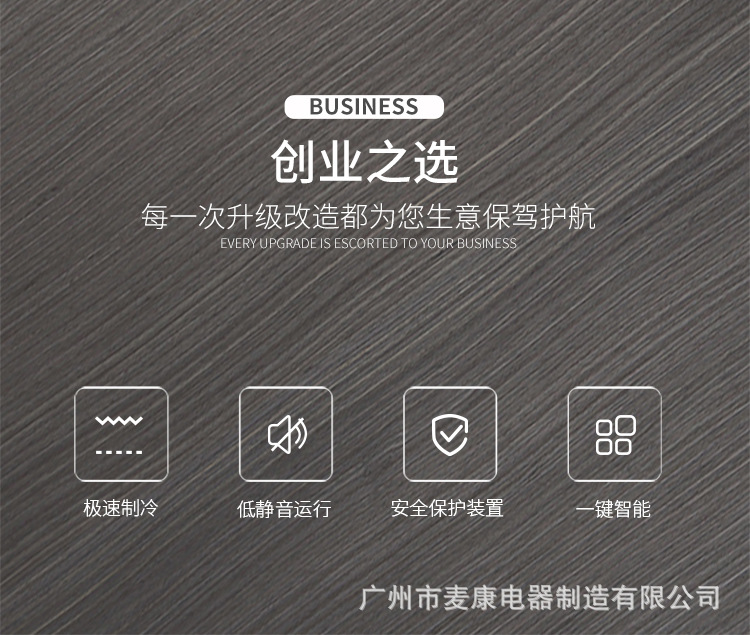 台式硬冰淇淋机详情图