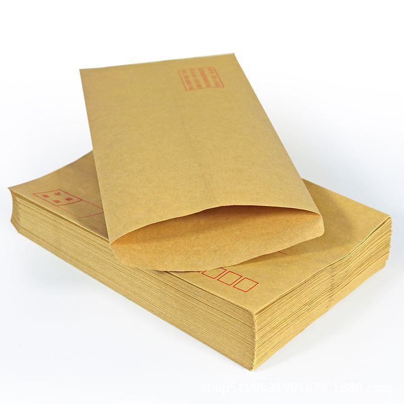 厂家直营牛皮纸信封纸袋增值税发票袋加厚工资袋可邮寄印logo