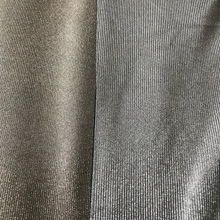 YUMO新款镀银不氧化加厚针织布银纤维面料防金色银色导电布银针