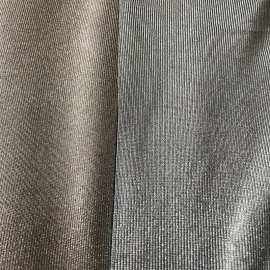 YUMO新款镀银不氧化加厚针织布银纤维面料防金色银色导电布银针