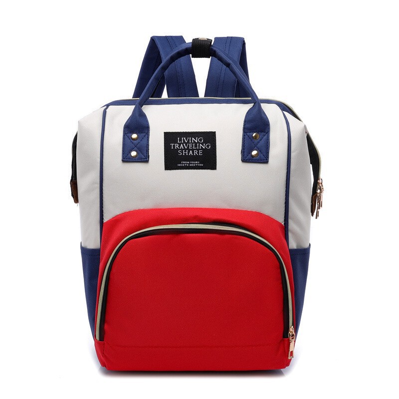 Cross-Border Maternal and Infant Mommy Tote Stroller Canvas Backpack with Color Matching, Multifunctional, Large Capacity, Double Shoulder Mommy Bag Cross-Border Maternal and Infant Mommy Tote Stroller Canvas Backpack with Color Matching, Multifunctional, Large Capacity, Double Shoulder Mommy Bag