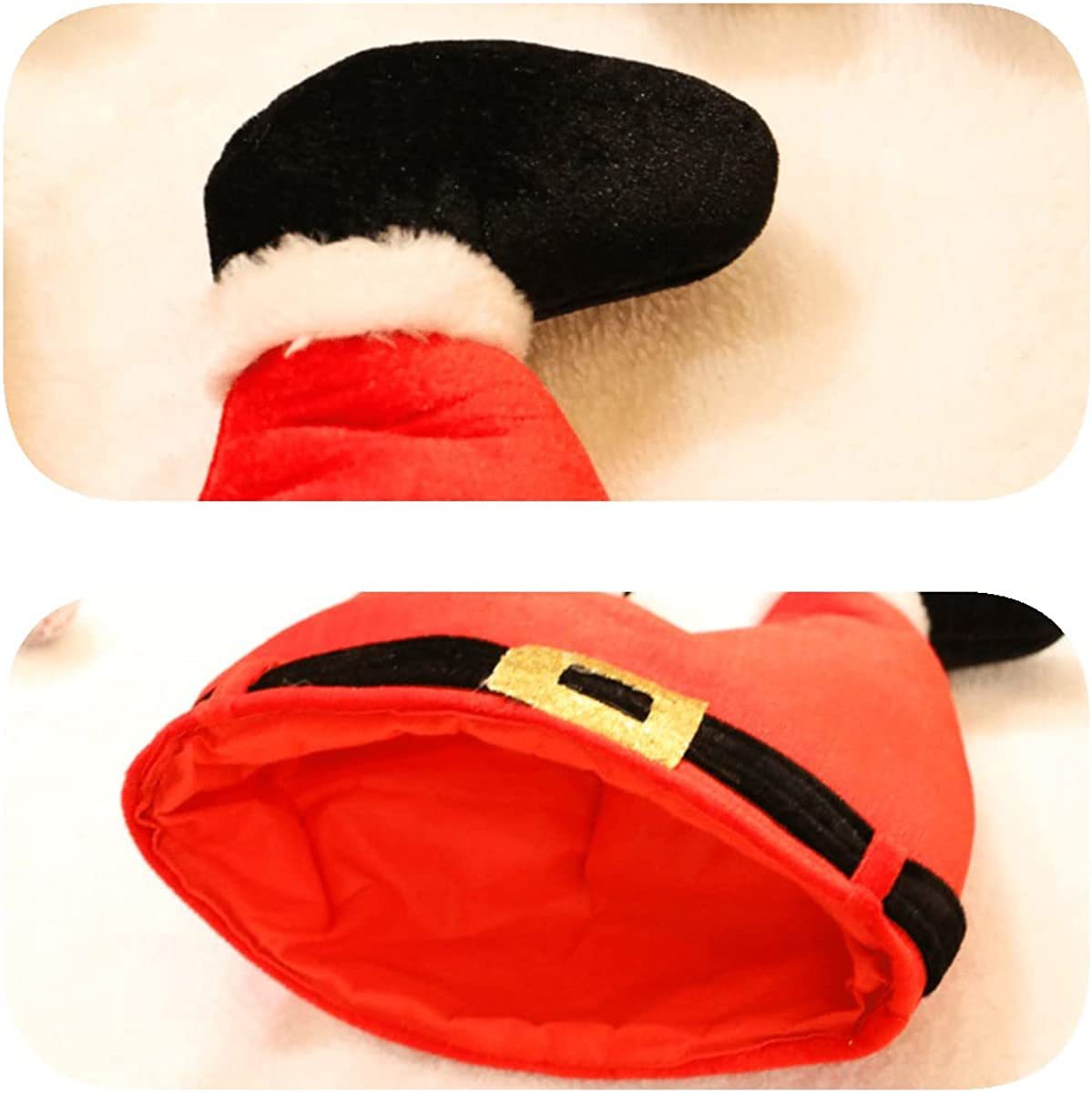 Christmas hat Santa hat creative funny clown elf hat Adult Santa hat Christmas event performance_voghion.com