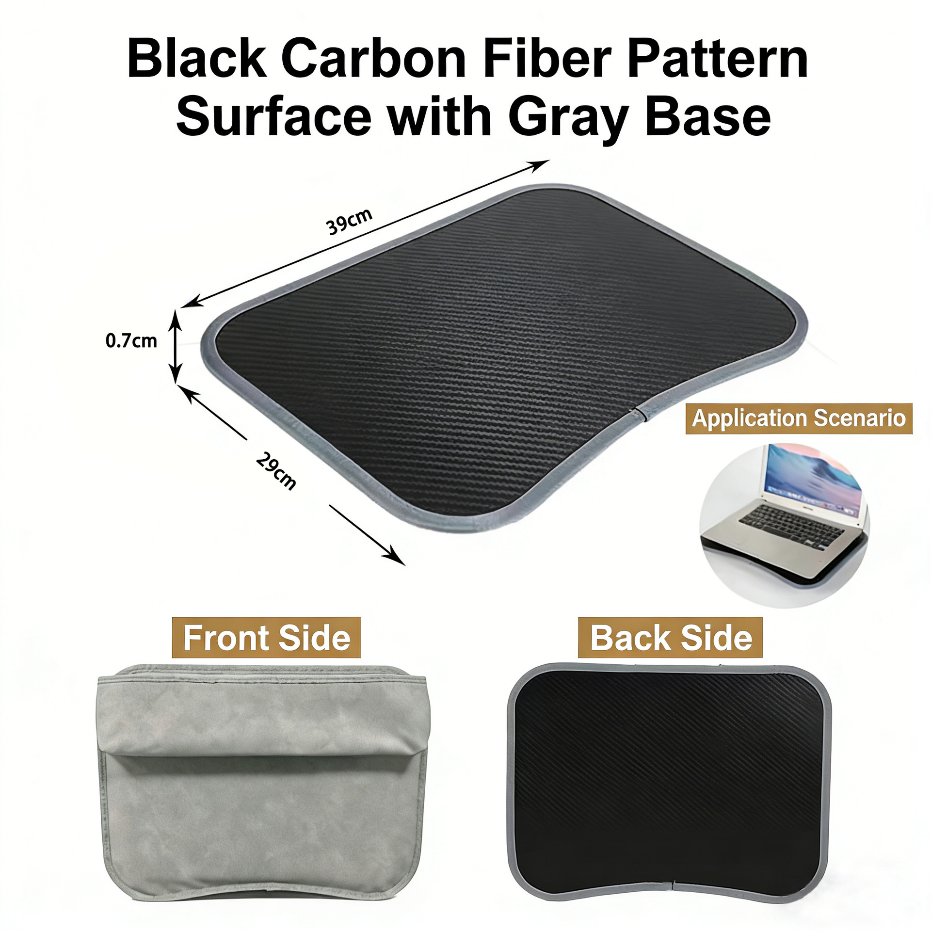Car-Mounted Small Table, Lap Table, Multifunctional Car Dining Table, Laptop Table, Seat Gap Storage Box