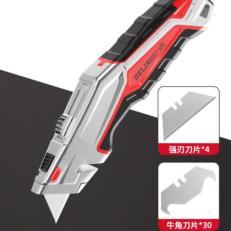 Cuchillo multiusos plegable de alta resistencia cuchillo eléctrico industrial para cables papel tapiz hoja retráctil