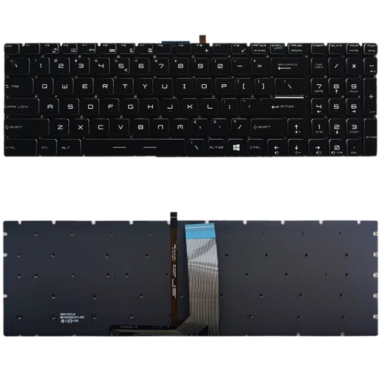 Applicable to MSI GT62 GT72 GE62 GE72 GS60 GS70 American keyboard