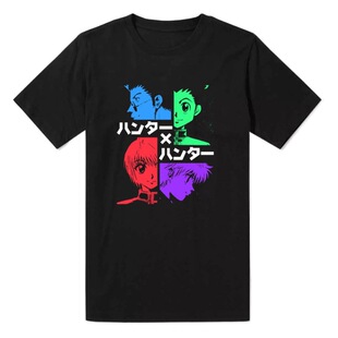 Футболка с короткими рукавами, HUNTER × HUNTER Funisi, японская анимация, окружающая мужскую и женскую модную