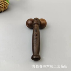 現物二球マッサージ器手動木製マッサージ器材顔マッサージ器脊椎マッサージ二重ローラー