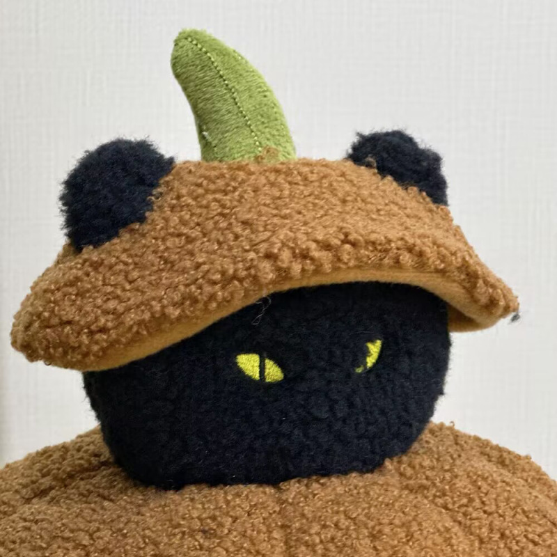 跨境新款Peek a Boo Cat PillowHalloween万圣节幽灵毛绒玩具公仔|undefined