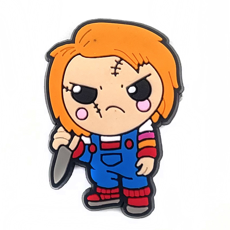 Nuevos zapatos de Halloween zapatos de flores hebilla Croc zapatos de jardín hebilla decorativa