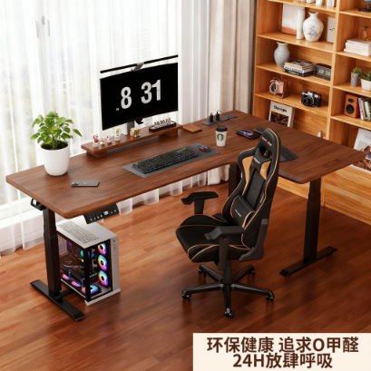 Electric Adjustable Computer Desk Desktop Desk Office Desk Home Writing Desk Bedroom Simple E-Sports Desk Student Desk