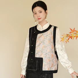 唐装套装;上衣;裙子