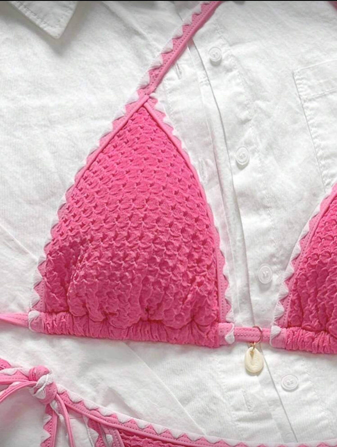 Set bikini donna sexy allacciato al collo due pezzi mare_voghion.com
