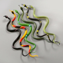 跨境恶搞动物摆件 儿童玩具蛇仿真动物模型毒蛇眼镜蛇响尾蛇套装
