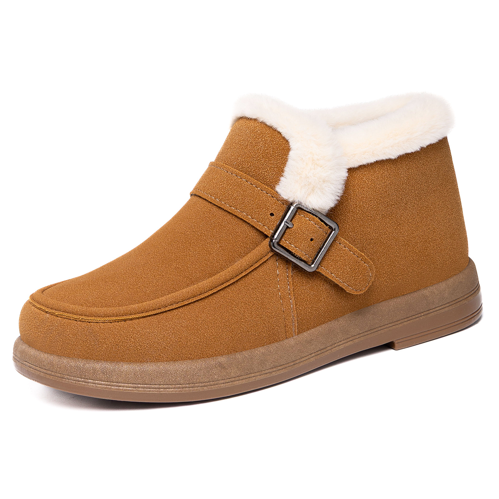 Zapatos de algodón de mujer invierno transfronterizo botas de nieve temu más veludo grueso botas de algodón caliente botas al aire libre botas de moda al por mayor