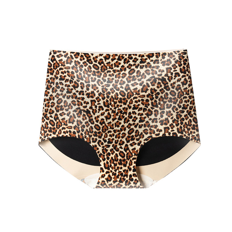 Nueva ropa interior de cintura alta para levantar la cadera calzoncillos de seda de hielo sin costuras para mujer