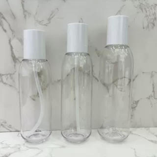 PETG厚壁圆肩平底圆瓶100ml120ml150ml喷雾瓶乳液精华瓶