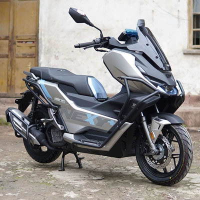 steel pedal NEXY 150i, Motorcycle bumper - black-carbon-steel-front-bumper-carbon-steel-pedal-rear-bumper-exhaust-lever