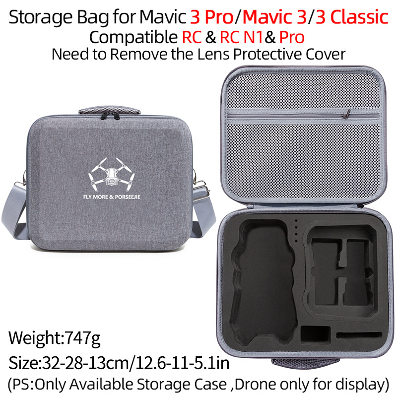 Caja de almacenamiento para DJI air 2s air 2 con bolsas de almacenamiento de pantalla RC caja de almacenamiento de control remoto mochila portátil