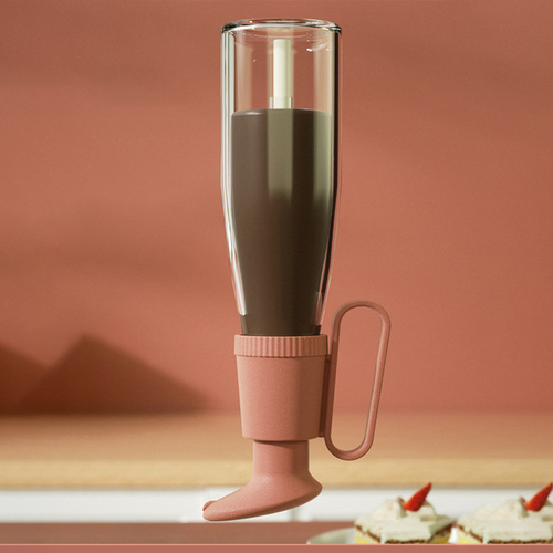 Press-type oyster sauce squeezing artifact household oil pot fuel nozzle seasoning bottle pump head seal press nozzle oil squeezer