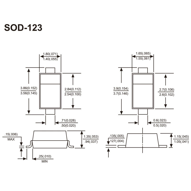 XinDian BZT52C11 SOD-123 шелкография WG 11В регулятор напряжения 0.5Вт SMT-диод