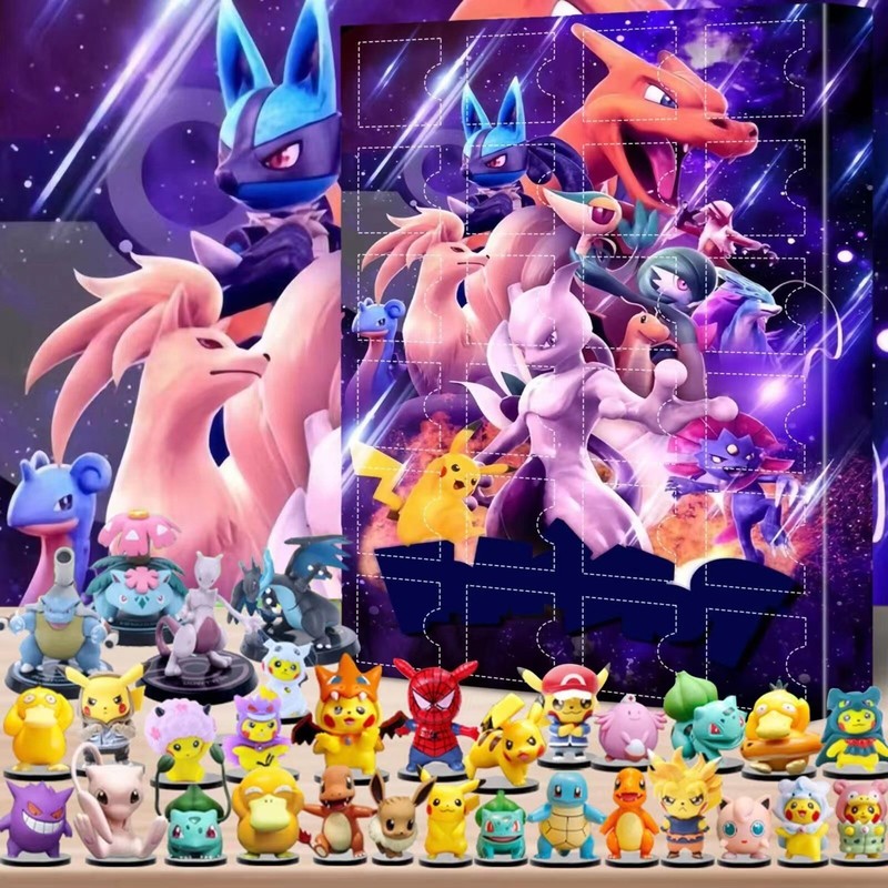 ネットで話題の盲盒クリスマスアドベントカレンダー ポケモン クリスマス盲盒 24個入り|undefined
