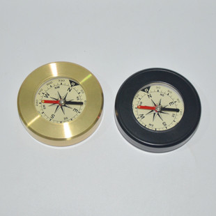 G50 pure copper flip compass north needle outdoor multi-functional metal needle with luminous pocket watch