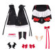 Clulu COS Costume Female Full Set Ending Blazing Angel Anime Character cosplay Cepsey Vampire Female