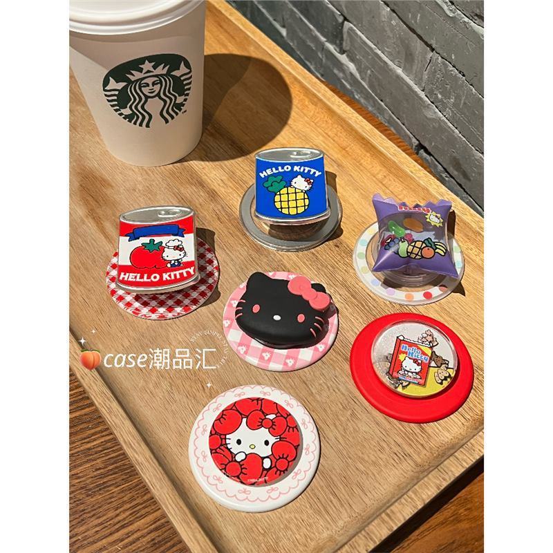 【ハローキティ共同ブランド バブルソーダ ユニバーサルマグネットホルダー】スナックパラダイス KT缶 バンプエアバッグ|undefined