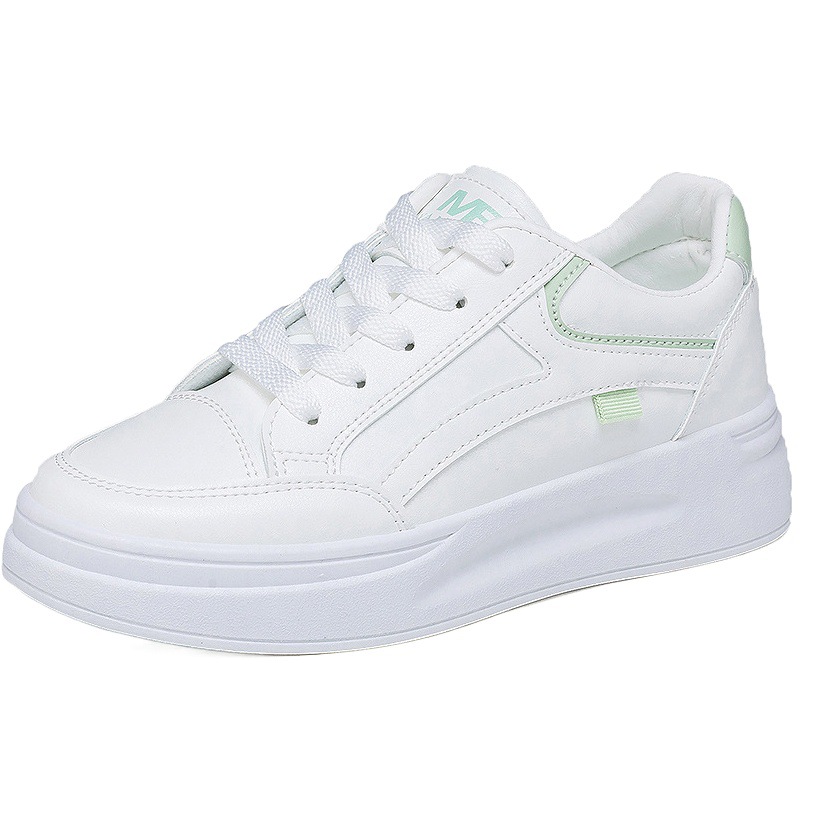 Women's White Sneakers 2026 New Spring/Summer Thick-Soled Trendy Versatile Niche Student Sports Casual Sneakers