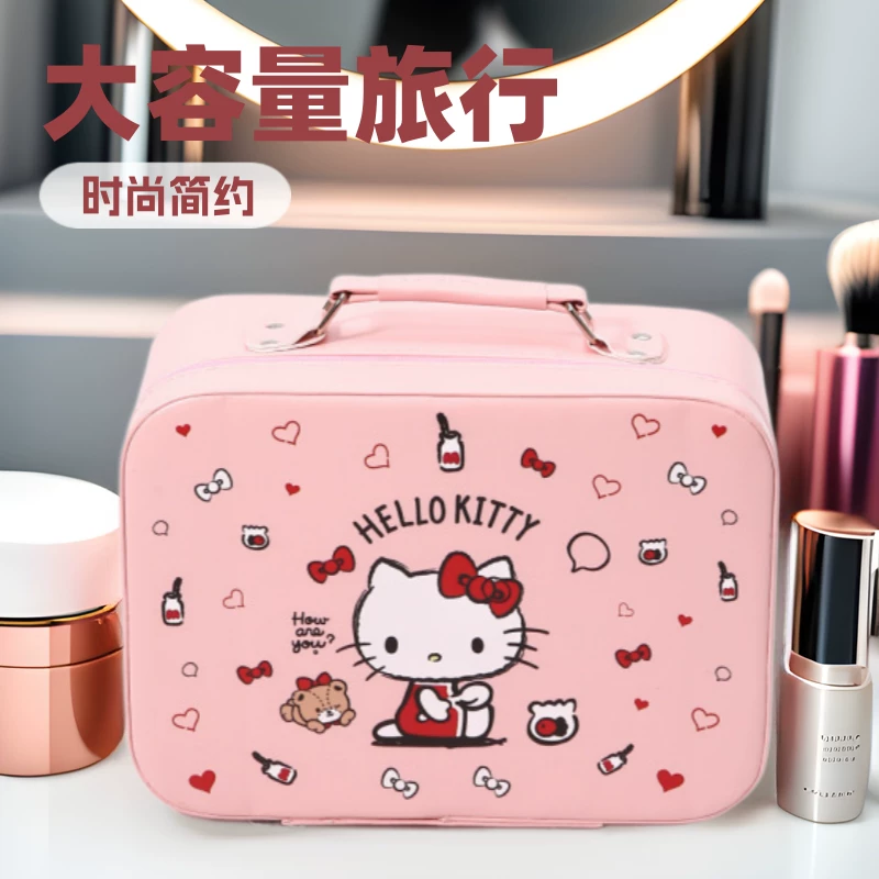 Handheld capacious cosmetic bag with down, custom-made