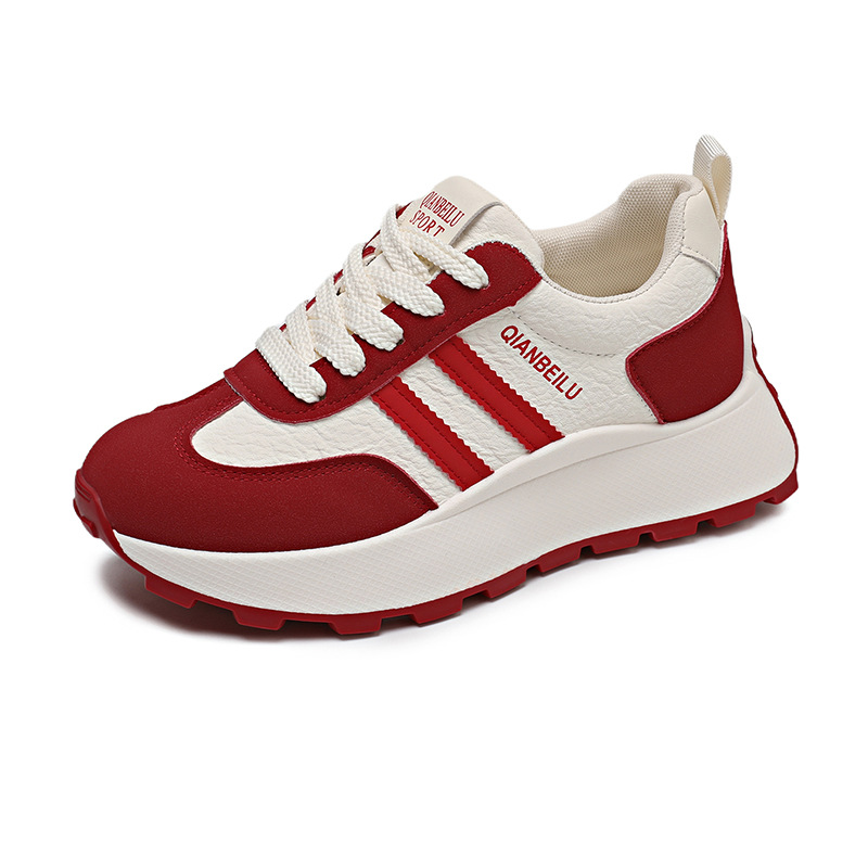 Zapatillas Deportivas con Plataforma para Mujer 25527, PU, Suela de Caucho, con Aumento de Estatura, para Uso Diario image 5